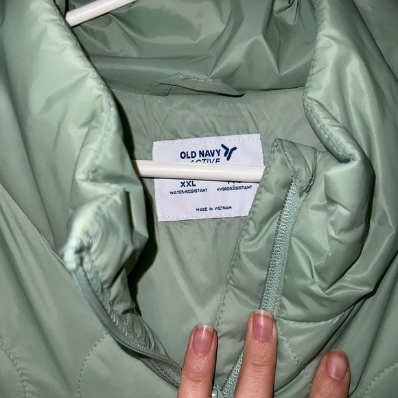 Sea foam green Old Navy jacket never worn - Picture 3 of 4